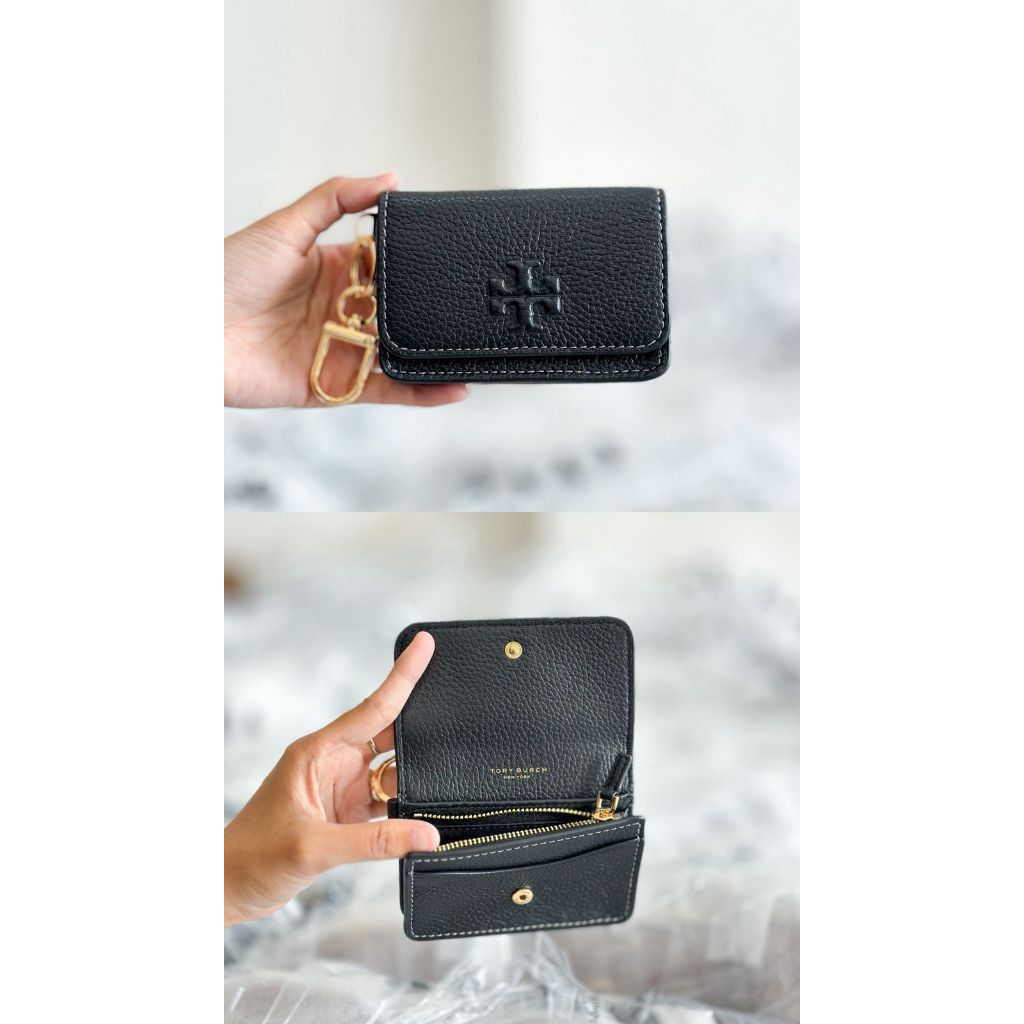 Dompet TB Thea Flap Card Case Black 11x7cm