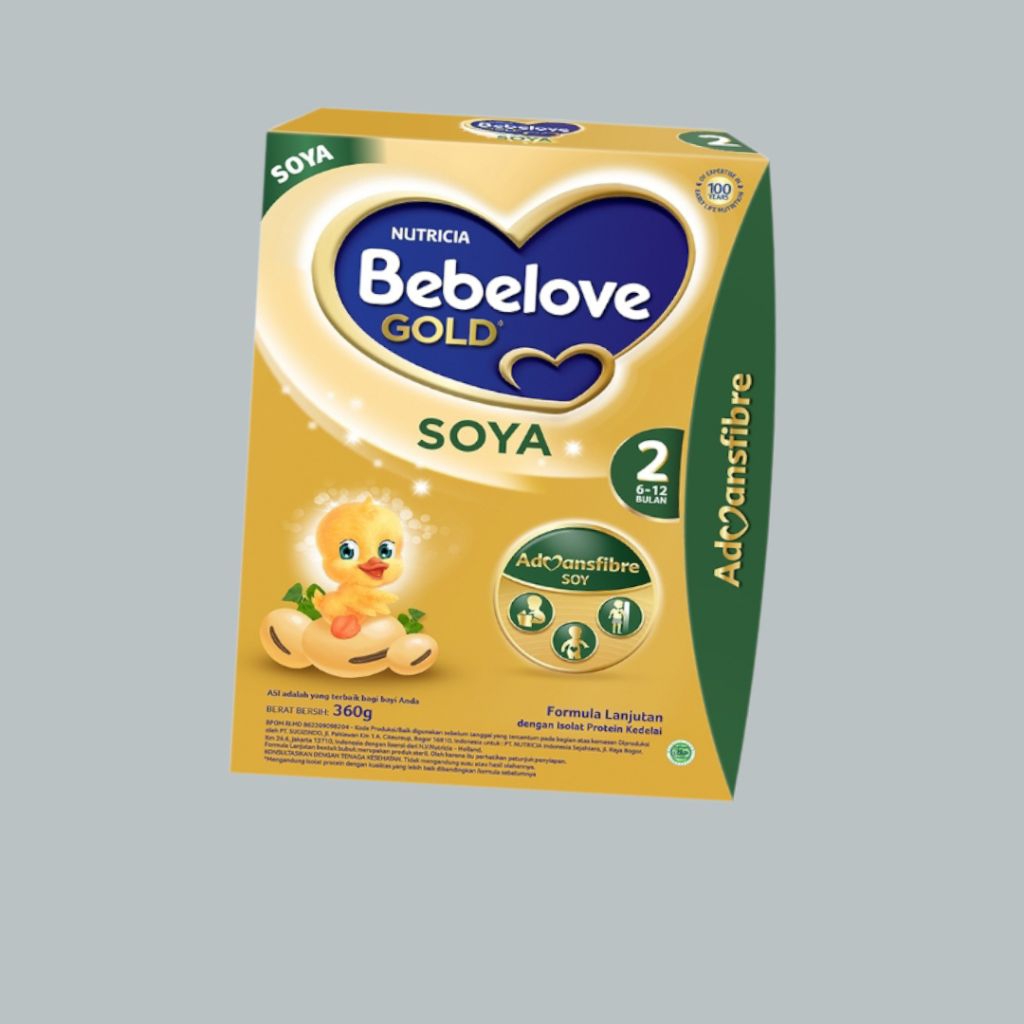 Bebelac 2 Soya Susu Formula Anak 1–3 Tahun | Cocok Alergi Laktosa Susu Pertumbuhan Anak 360 Gr
