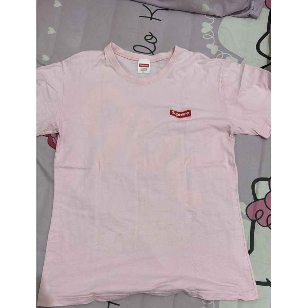kaos supreme pink original wanita size xl