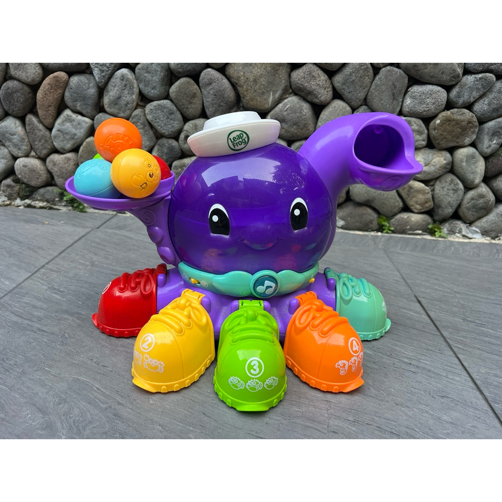 PRELOVED MAINAN ANAK BALITA LEAP FROG PEEK A SHOE TALKING OCTOPUS