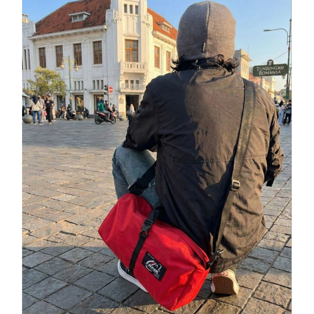 tas selempang alpina bonus sepaket gelang outdoor