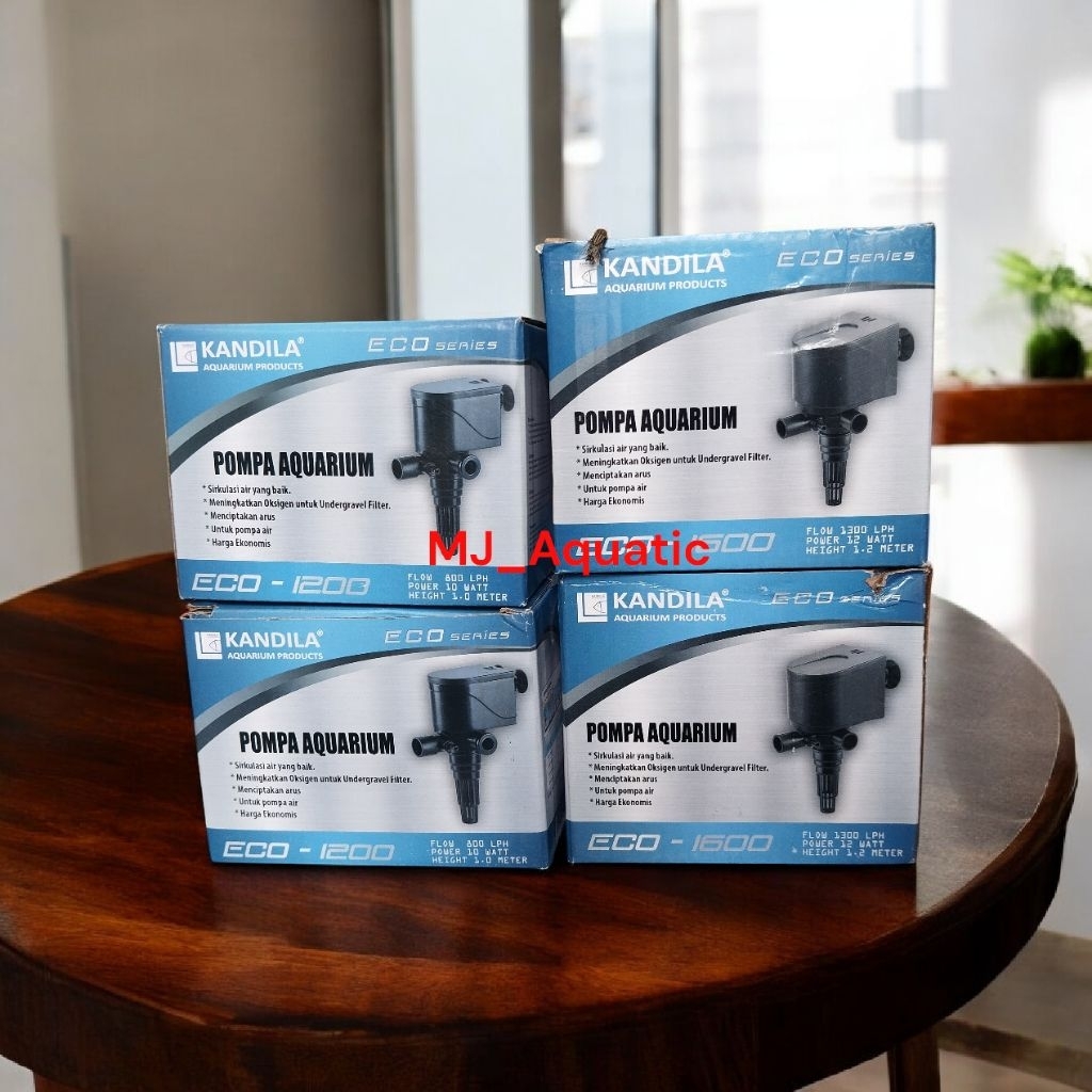 Pompa Aquarium Kandila ECO 1200 / 1600 Power Head – Pompa Filter Aquascape Hemat Listrik Arus Kencan