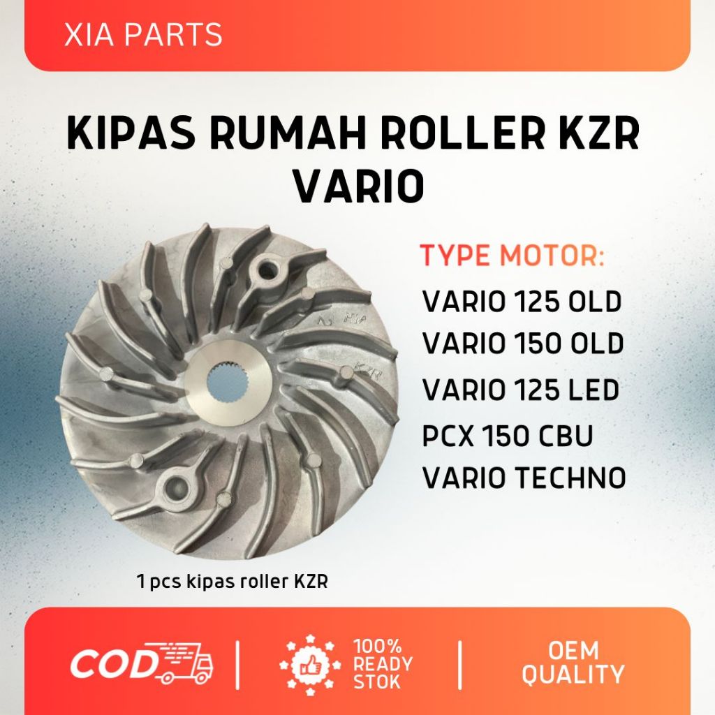 Kipas Rumah Roller Lawan Rumah Roller KZR Vario 125 Old / Vario 150 Old / Vario 125 Led