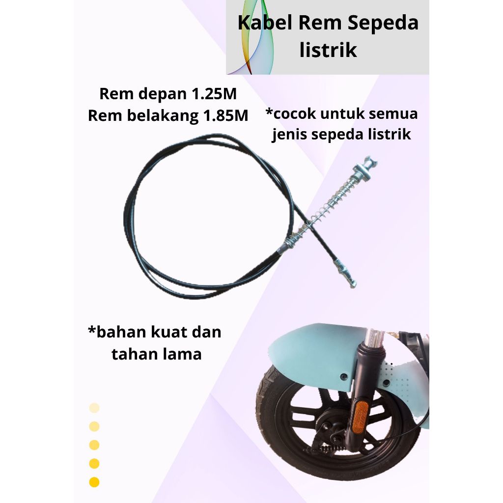 KABEL REM SEPEDA LISTRIK