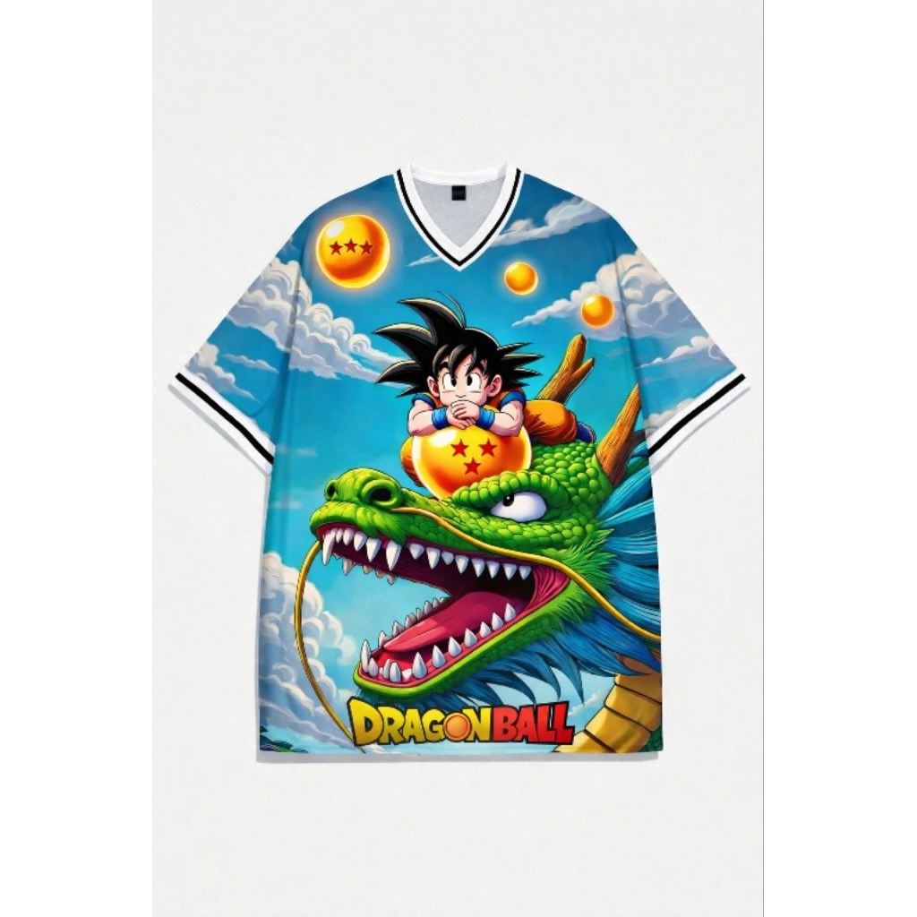 jersey oversize dragon ball