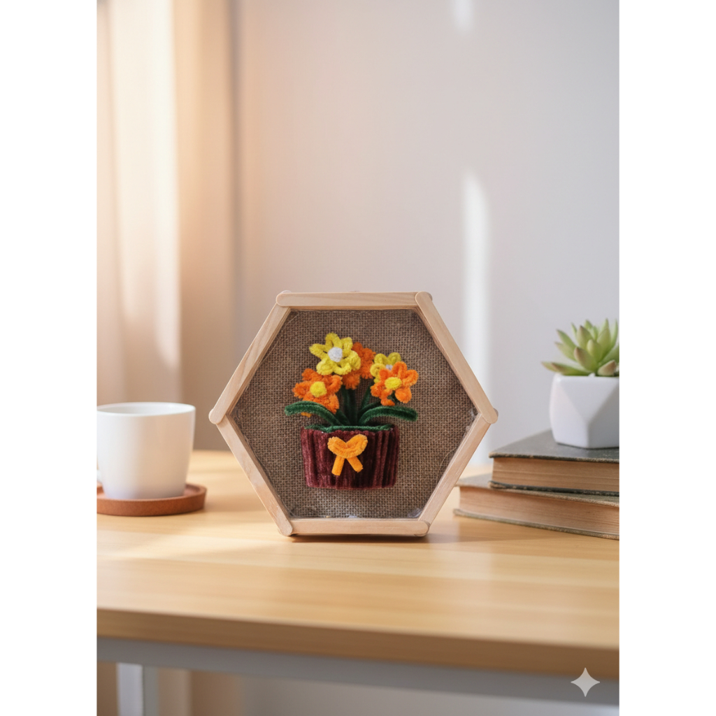 Bingkai Bunga Unik | Harga Murah - Cocok Untuk Kado Ultah / Ucapan Wisuda / Kado Anniversary