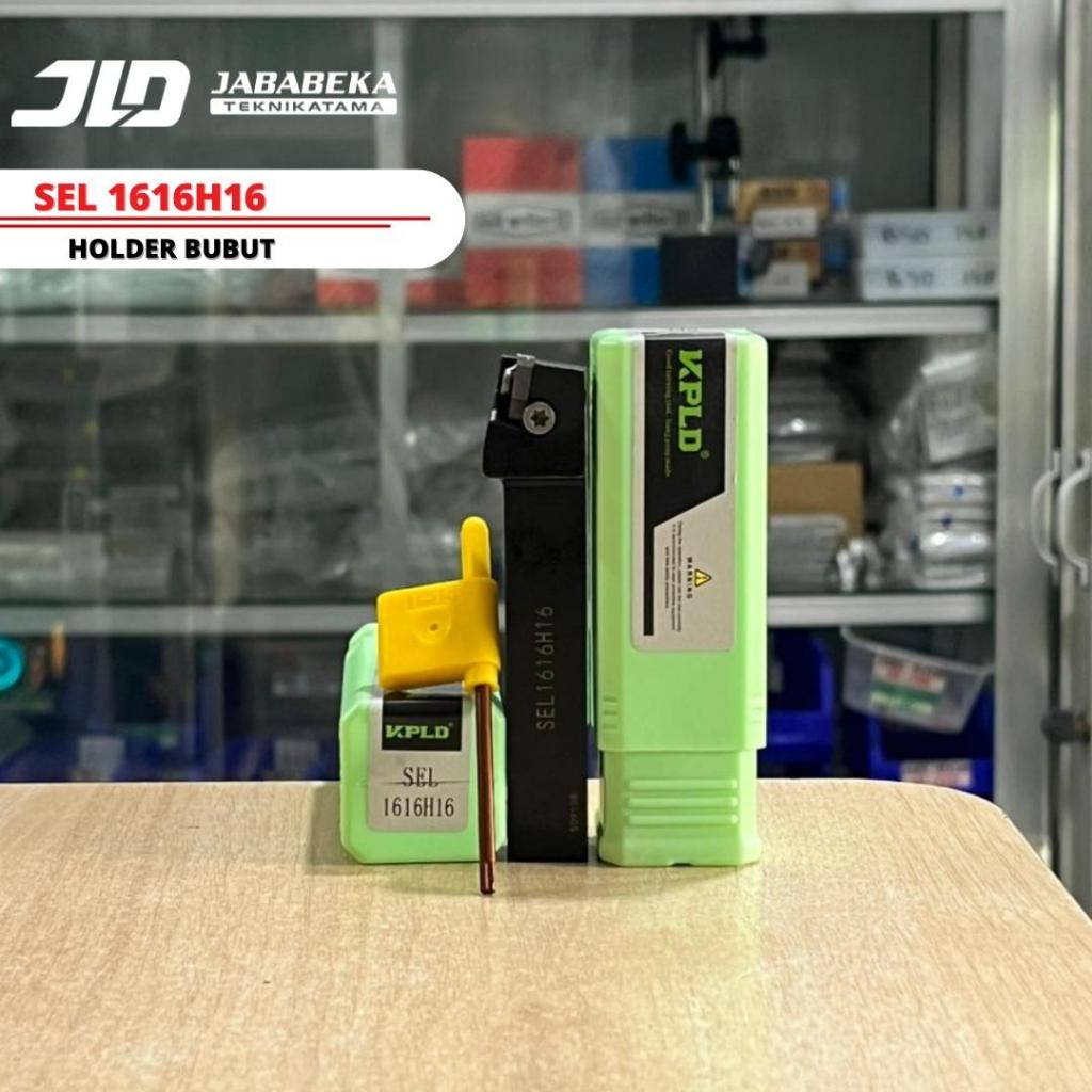SEL 1616-16 Holder Ulir Gagang Bubut Drat Ulir Luar Insert ER 16 Pisau Bubut Ulir Luar