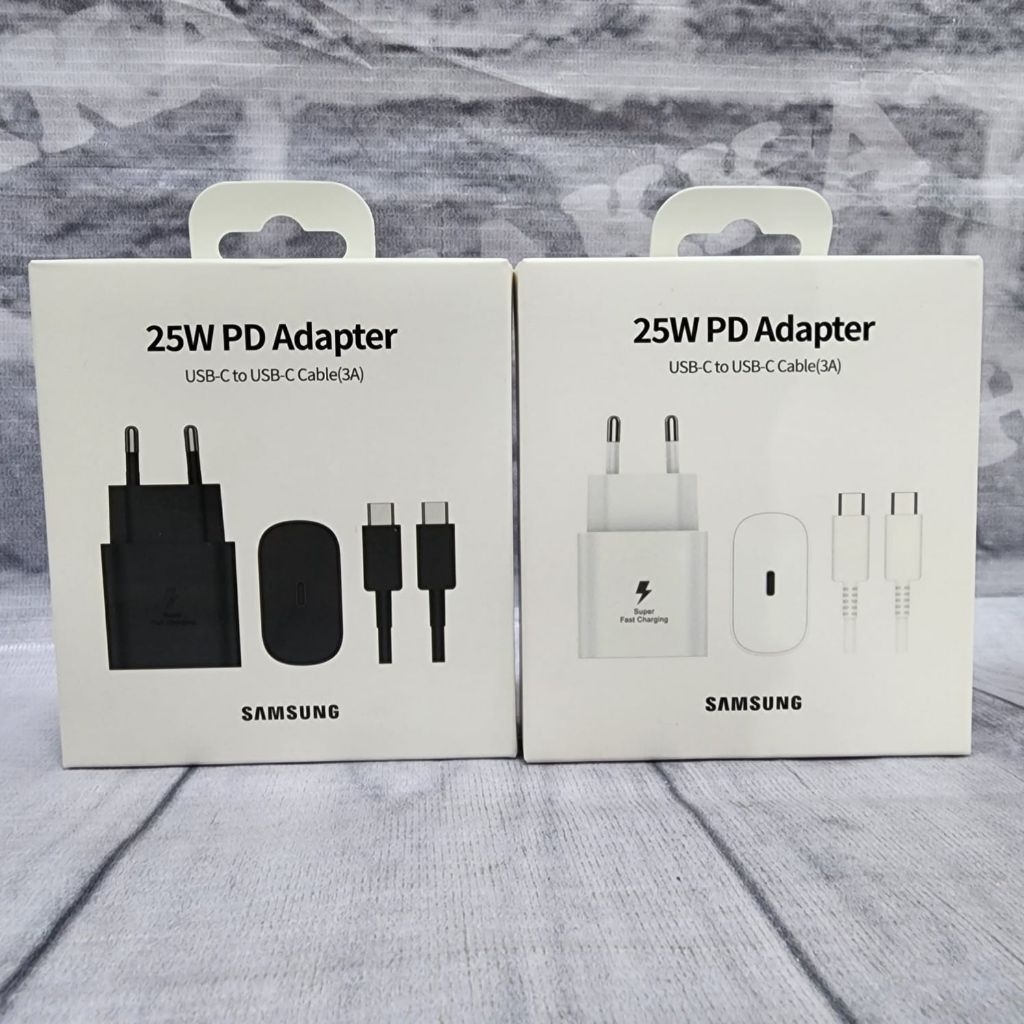[CICIBAKOELCHARGER] Adaptor Travel Charger + Kabel Data Samsung 25W Fast Charging ORIGINAL 100% TA-8