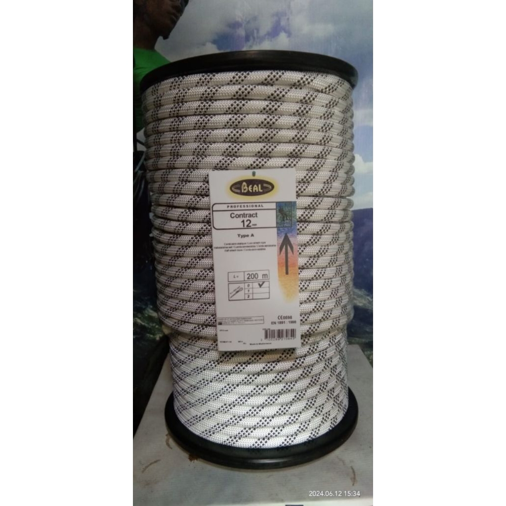 tali karmantel beal 12mm/tali panjat tebing/tali karmantel