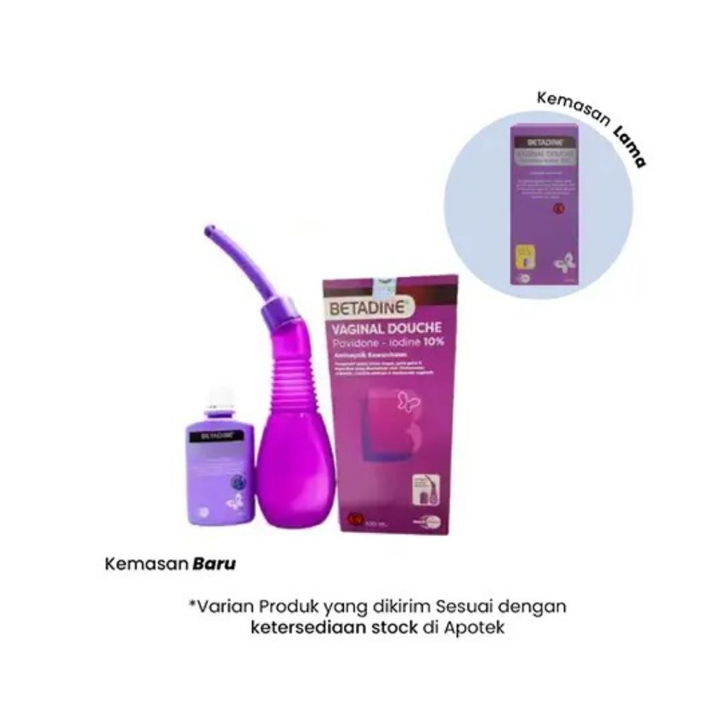 BETADINE VAGINAL- Dengan botol dan alat aplikator