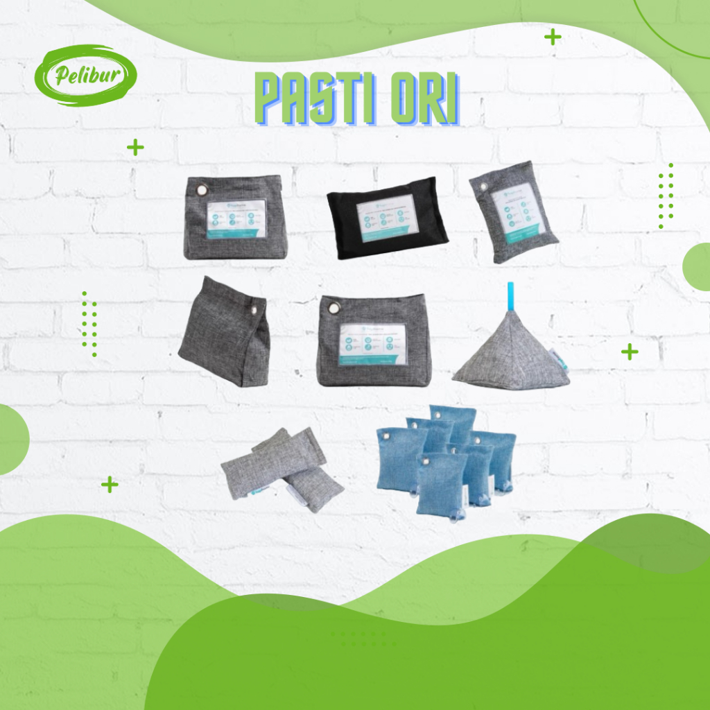 Hapihome Bamboo Charcoal Air Purifying Bag Arang Bambu Aktif Anti Lembab Bau Rumah Mobil Multifungsi