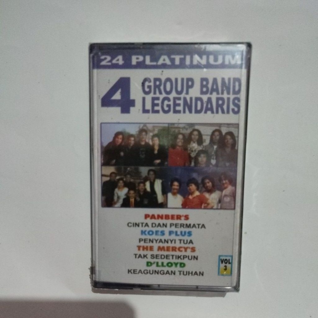 KASET 4 GROUP BAND LEGENDARIS PANBER'S KOES PLUS THE MERCY'S D'LLOYD