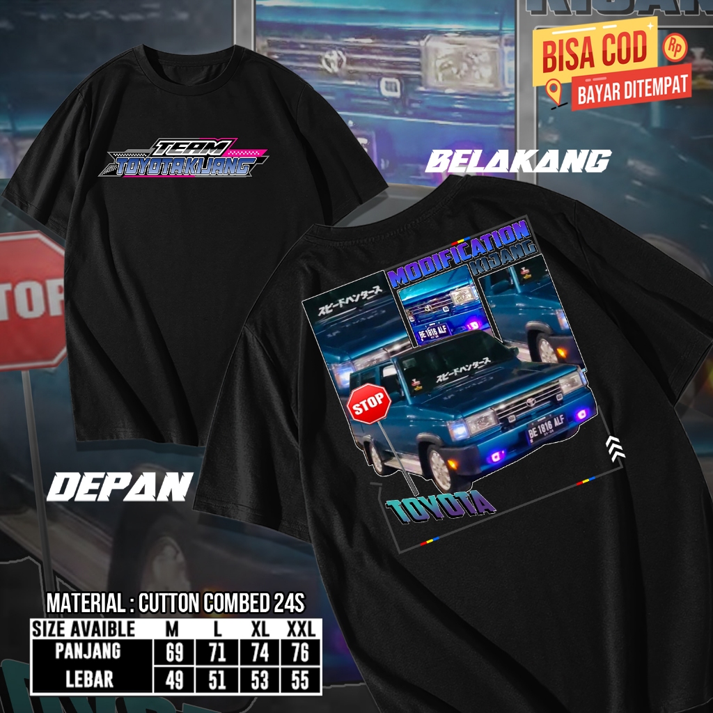 Kaos Mobil Kijang Berbagai pilihan Desain bisa rekues warna mobil // Baju Kijang // Kaos Kijang // B