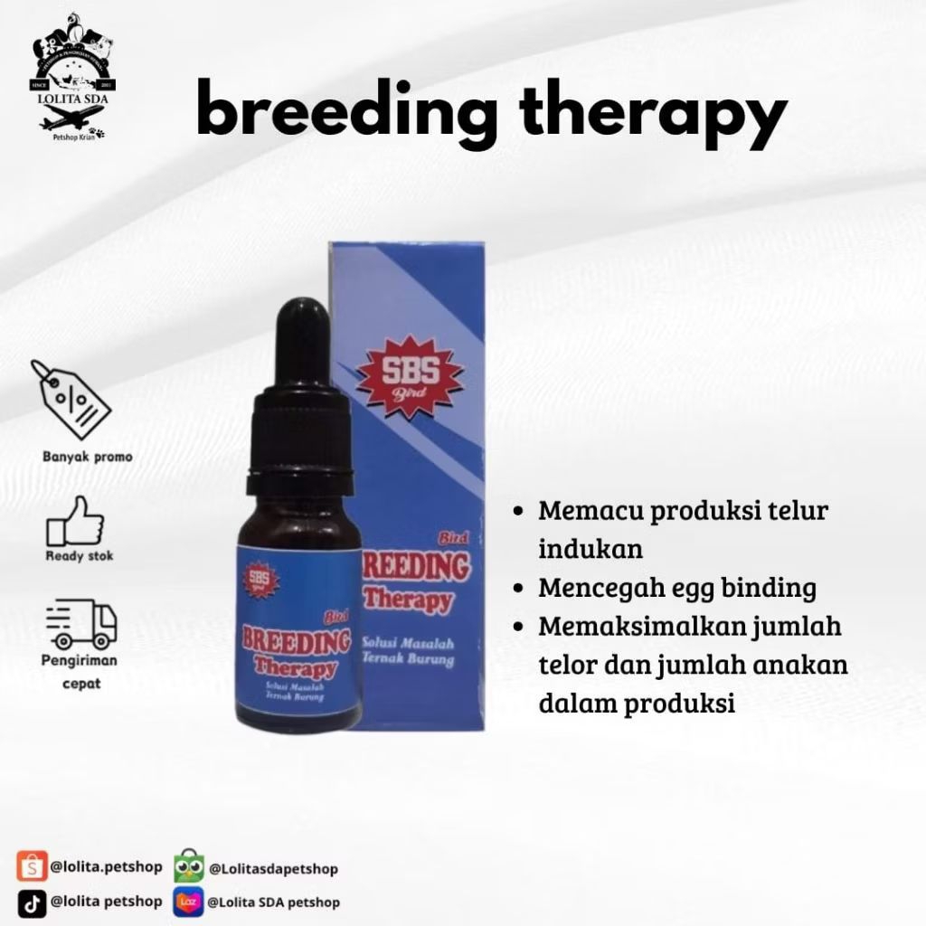 SBS Bird bireeding therapy vitamin ternak untuk burung
