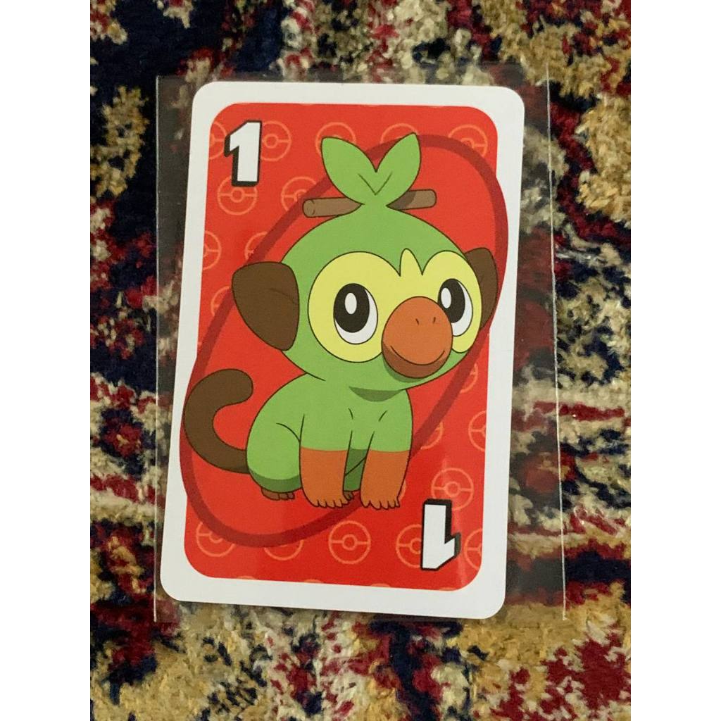 Grookey Uno Red Pokemon Japanese