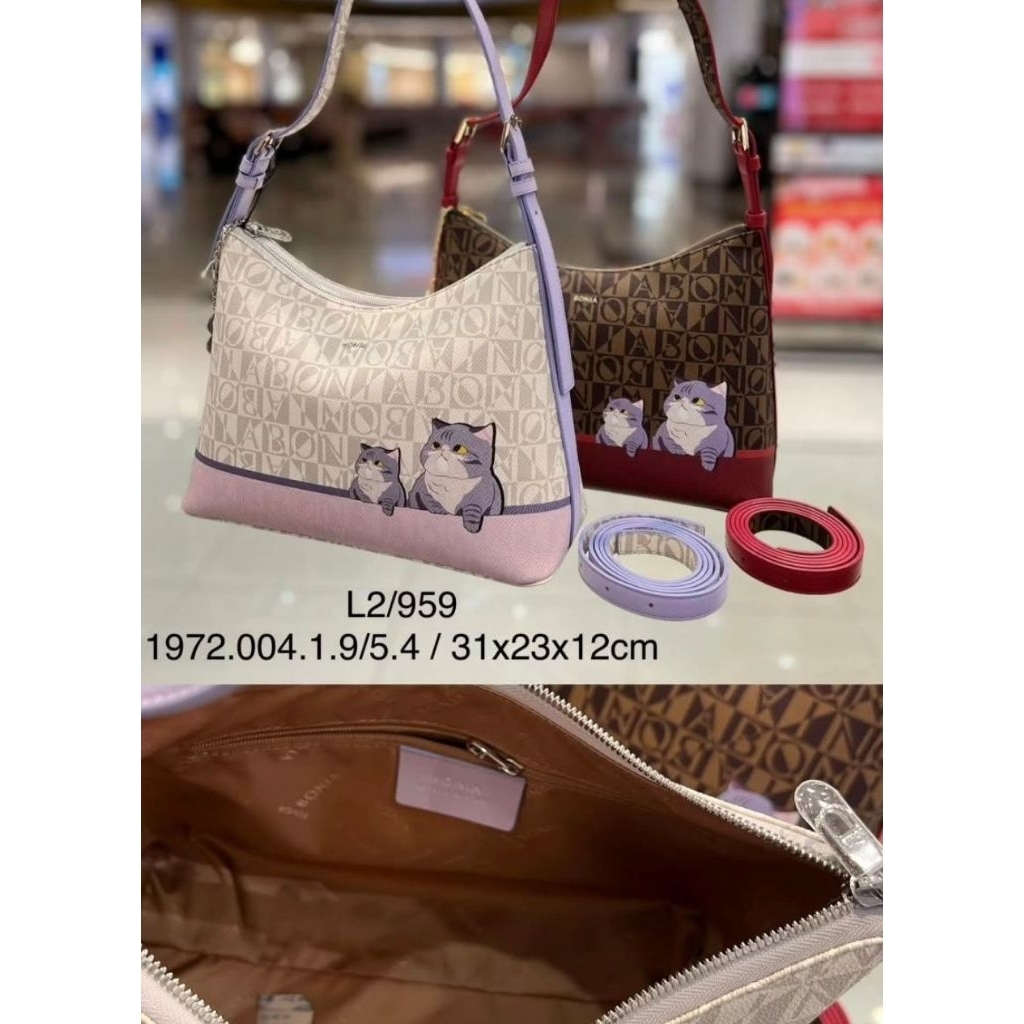 tas bonia original sling shoulder bag monogram new arrival