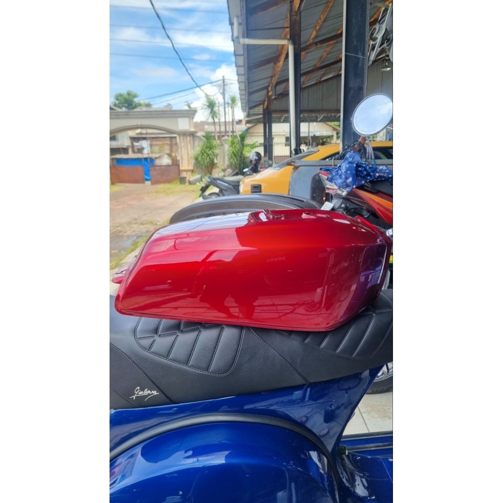 Tangki GL100 Original, cat baru pakai cat mobil, daleman sudah poksi