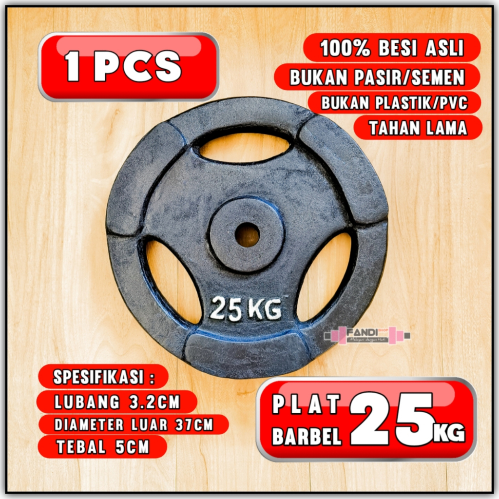Plat Barbel 25kg / Barbell Plate 25kg