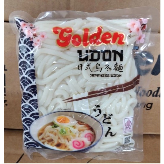 Mie Udon/Golden udon/mie jepang udon premium /mie tebal premium 200gram HALAL