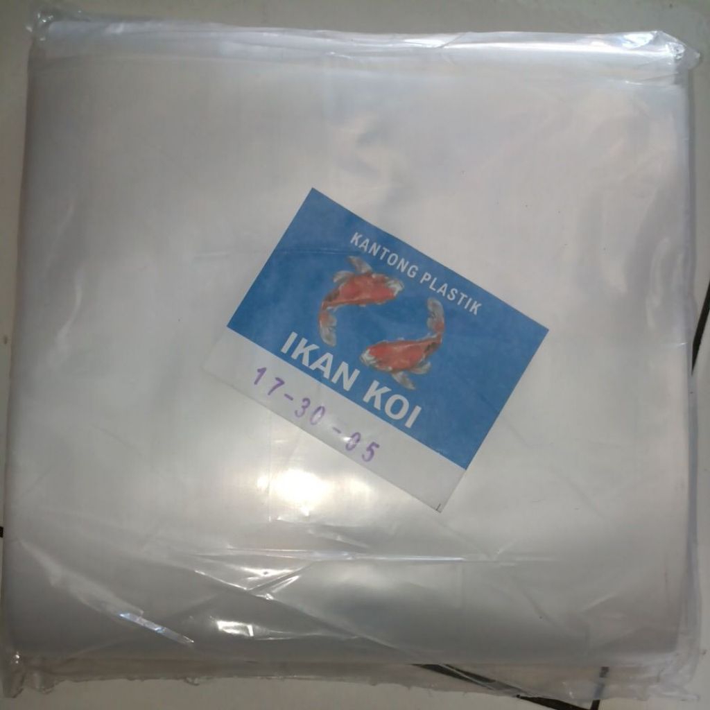 Plastik PP Bening 17x30, 2kg ketebalan 05
