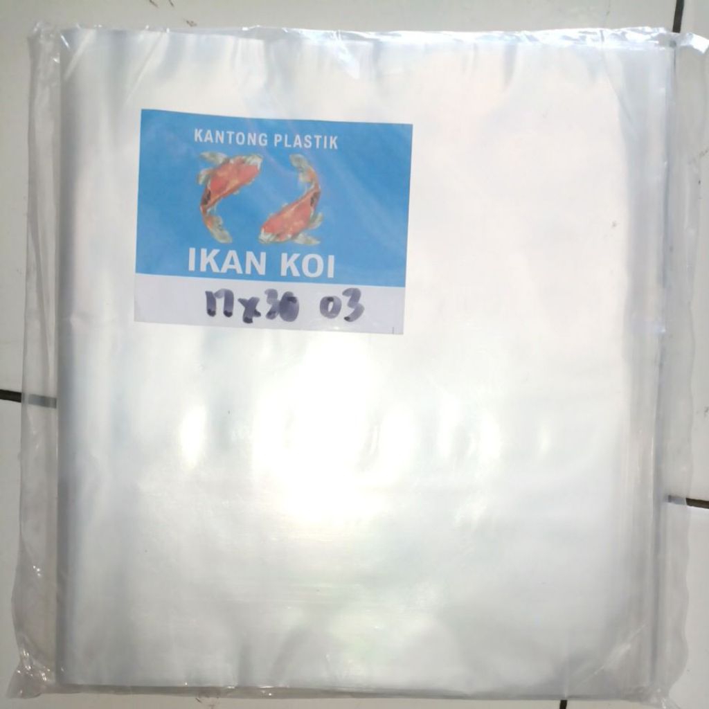 Plastik PP Bening 17x30, 2kg ketebalan 03