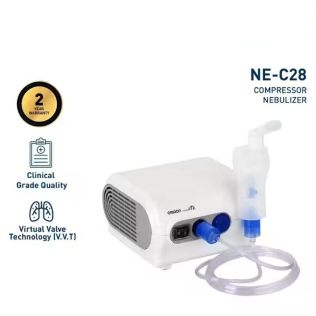 Nebulizer Omron NE C28 Alat Terapi Uap Bayi Anak Dewasa