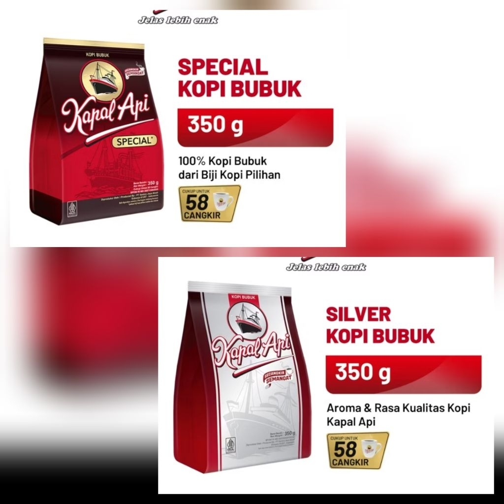 Kopi kapal api special 350g / kapal api special / kopi kapal api hitam / kopi hitam / kopi kapal api