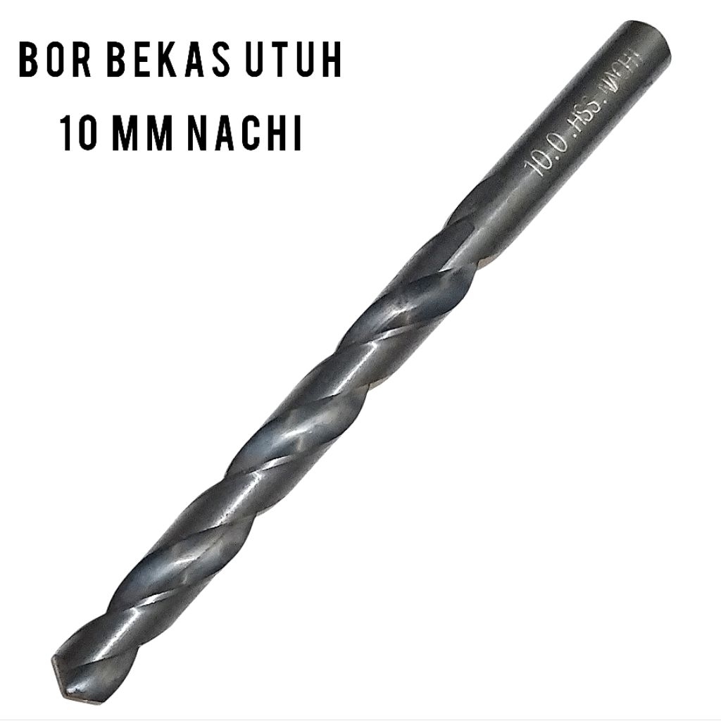 drill mata bor 10mm Nachi mata bor besi 10 mm hss nachi bekas mulus utuh