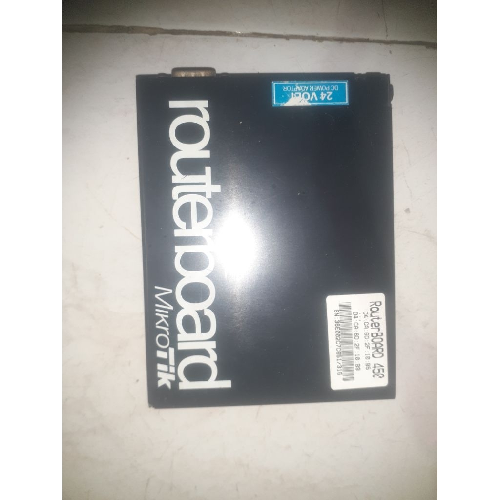 Mikrotik RB450G (GIGABIT) + Adaptor 19Volt