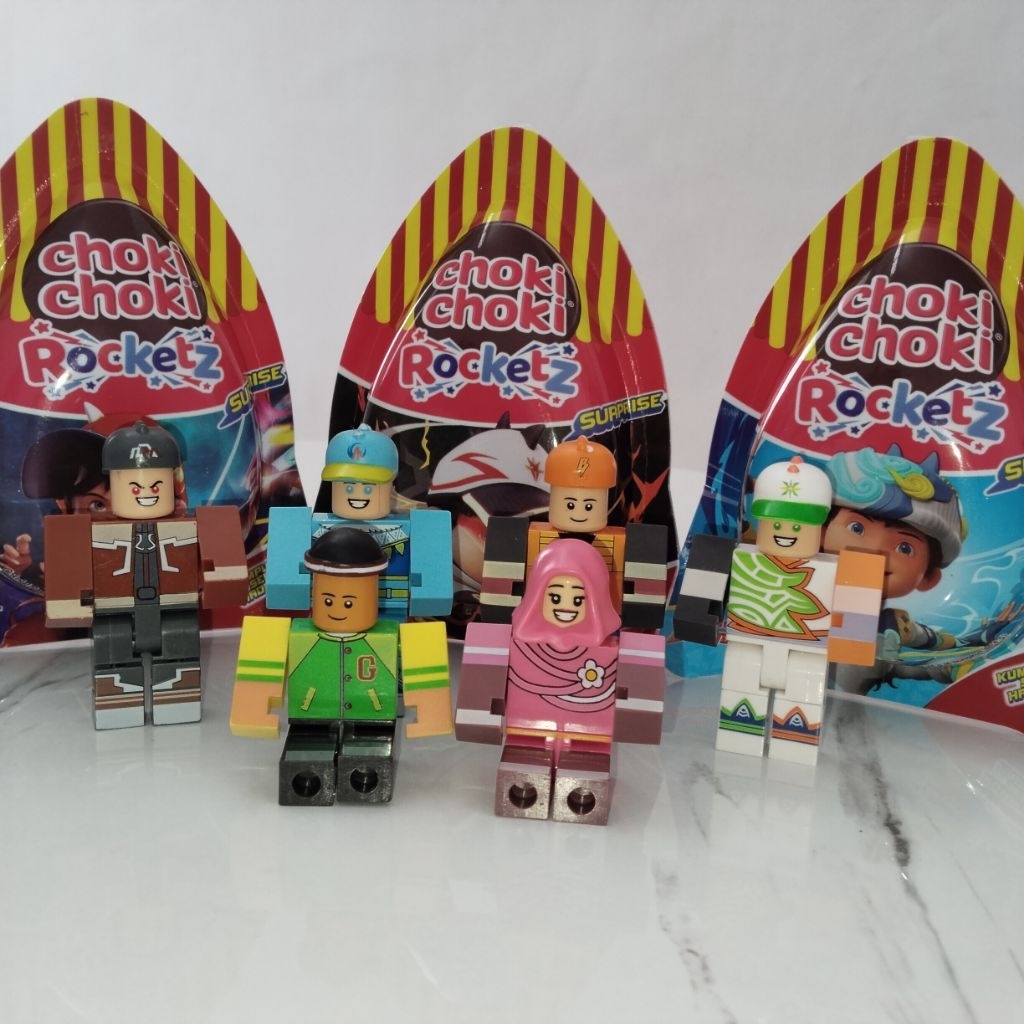 Choki Choki Rocketz Boboiboy Roblox (Boboiboy Gopal, Sori, Glacier)