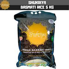 [SDW] pekanbaru/Beras Basmati 5kg - Shukriya Premium Gold Sella Rice Type 1121 - Beras Basmati India
