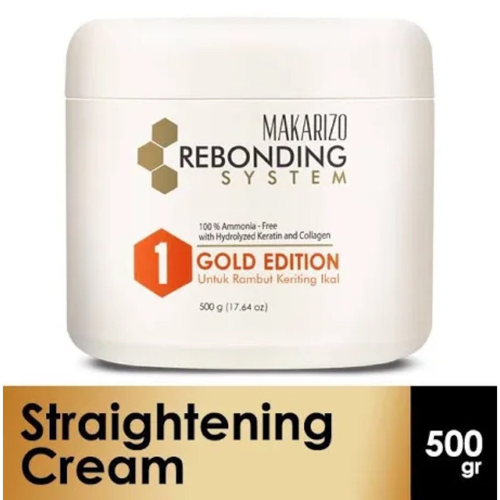 makarizo rebonding system 500ml gold edition
