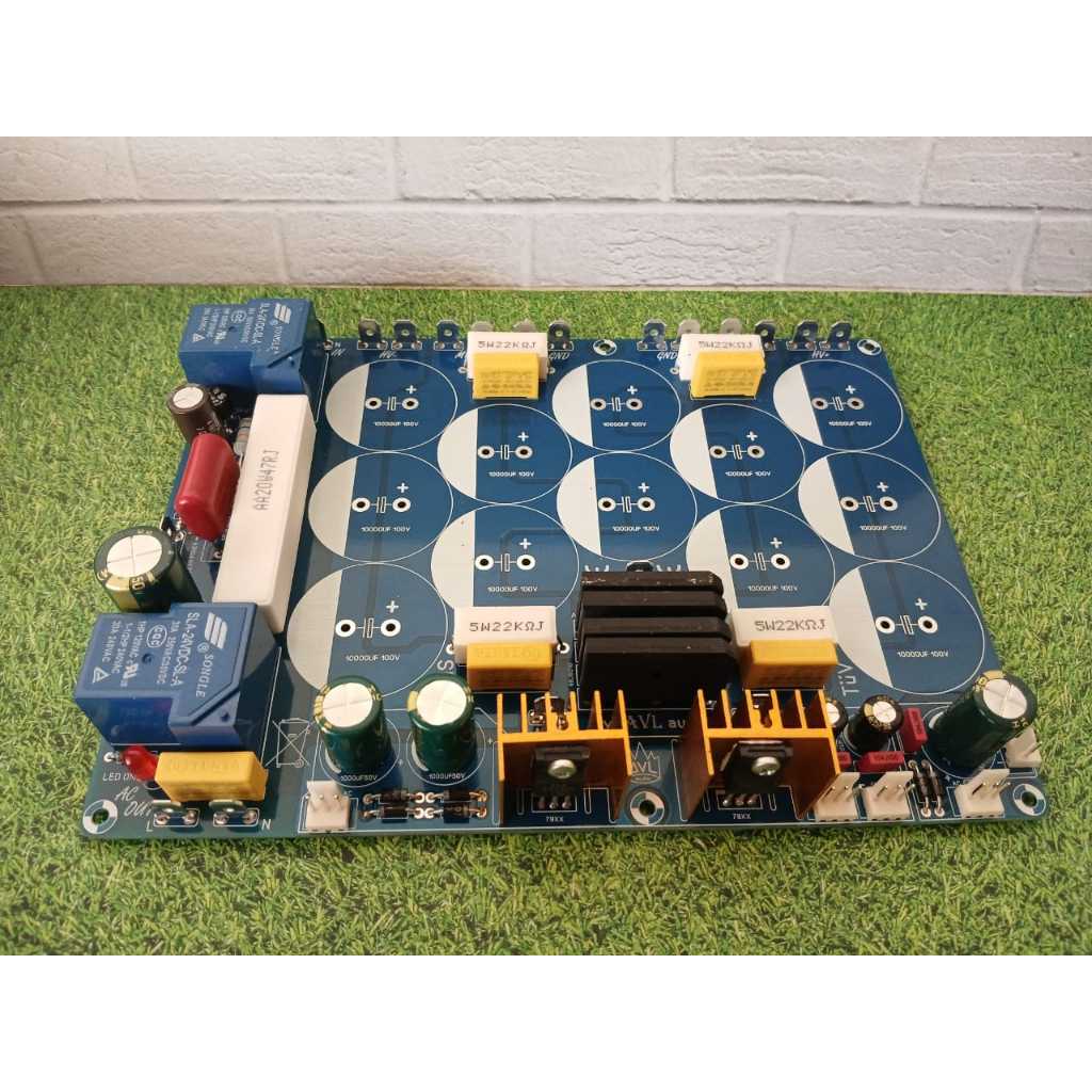 kit psu 12 elco class H dauble layer  + softstar 2 relay  (dioda sisir 4x 50a original SEP GBJ5010 )