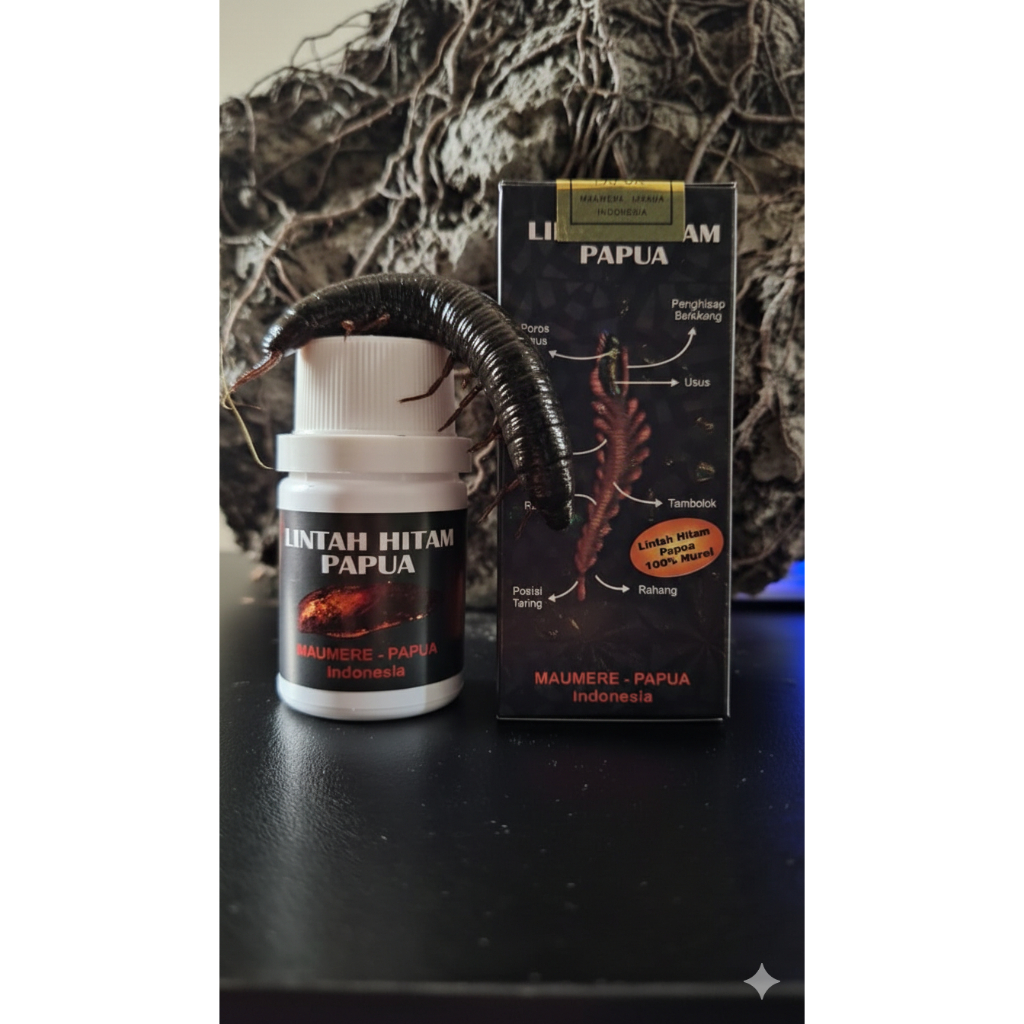 ORIGINAL-MINYAK-LINTAH HITAM ASLI PAPUA YANG AMPUH ATASI KEJANTANAN PRIA