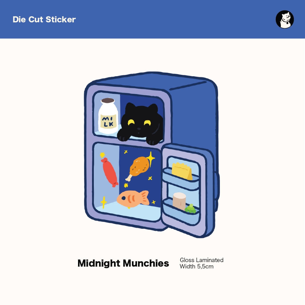 Midnight Munchies Sticker