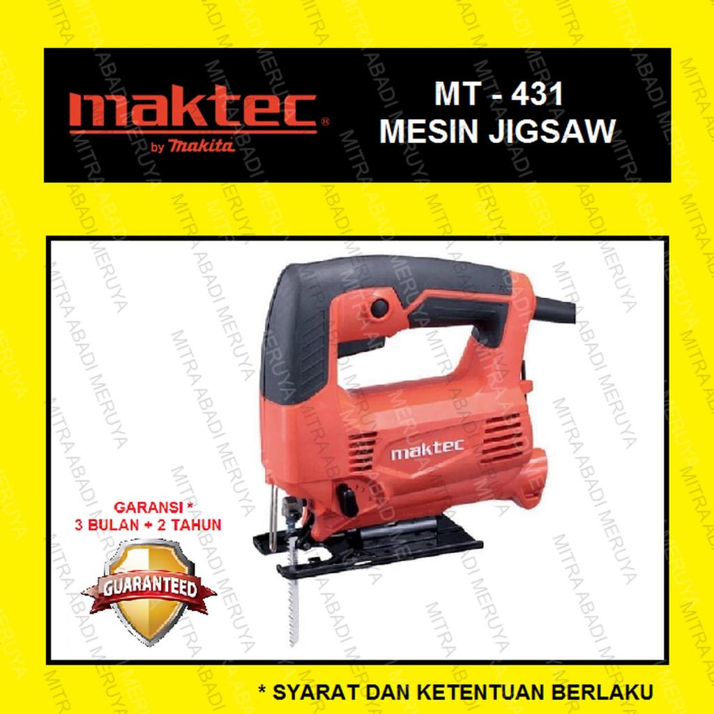 Maktec MT 431 Mesin Jig Saw Mesin Jigsaw Mesin Gergaji Kayu Listrik