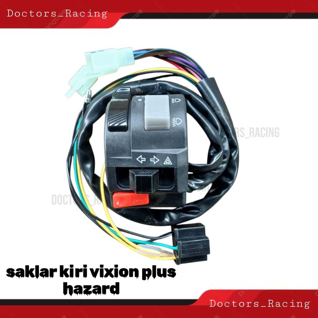 Hazard Saklar Kiri Vixion CR7 Plus Tombol Lampu Hazard Universal Motor Klx Vixion old CBR GL Nmax Ti