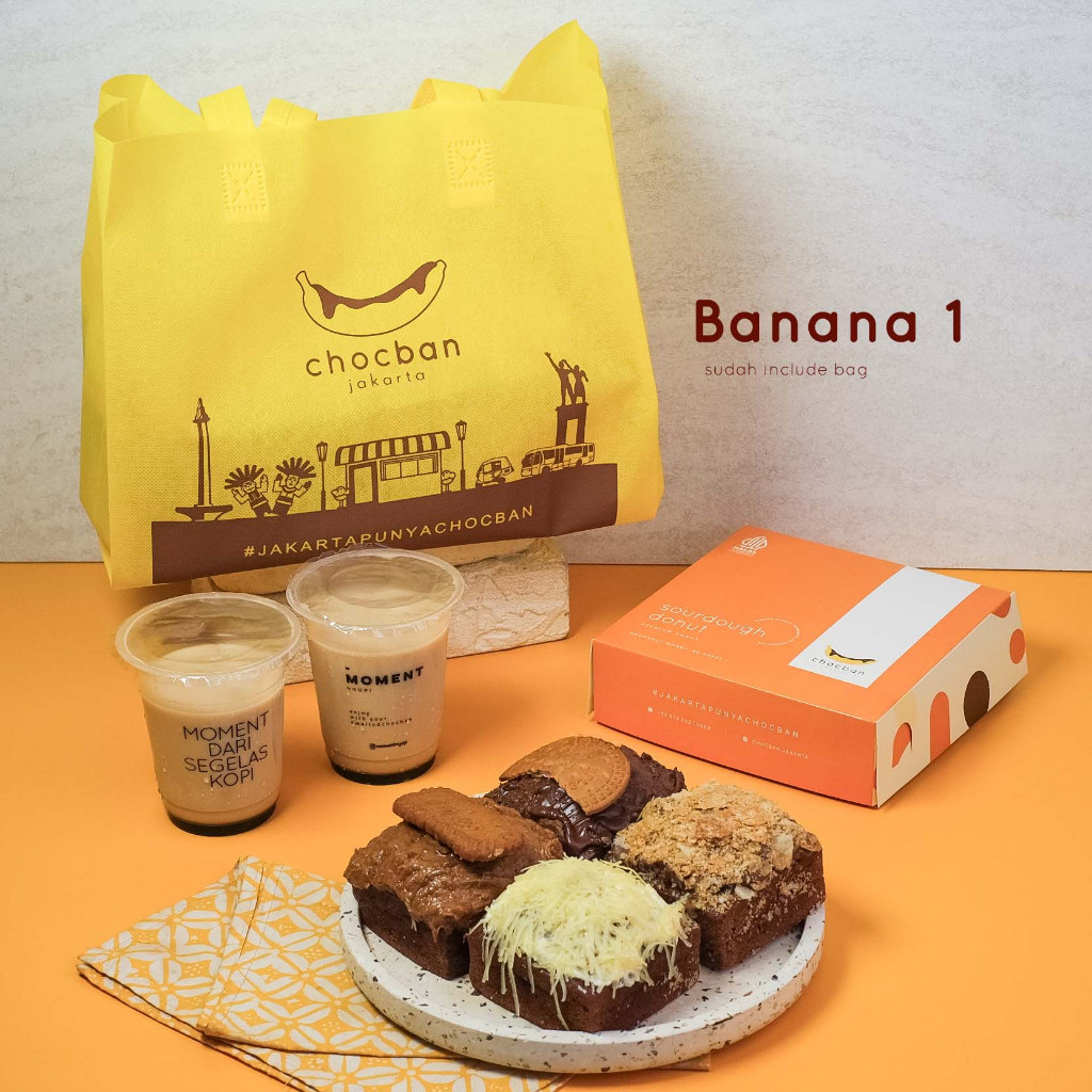 Chocban Jakarta Rawamangun - Paket Banana Cake (dengan minuman)