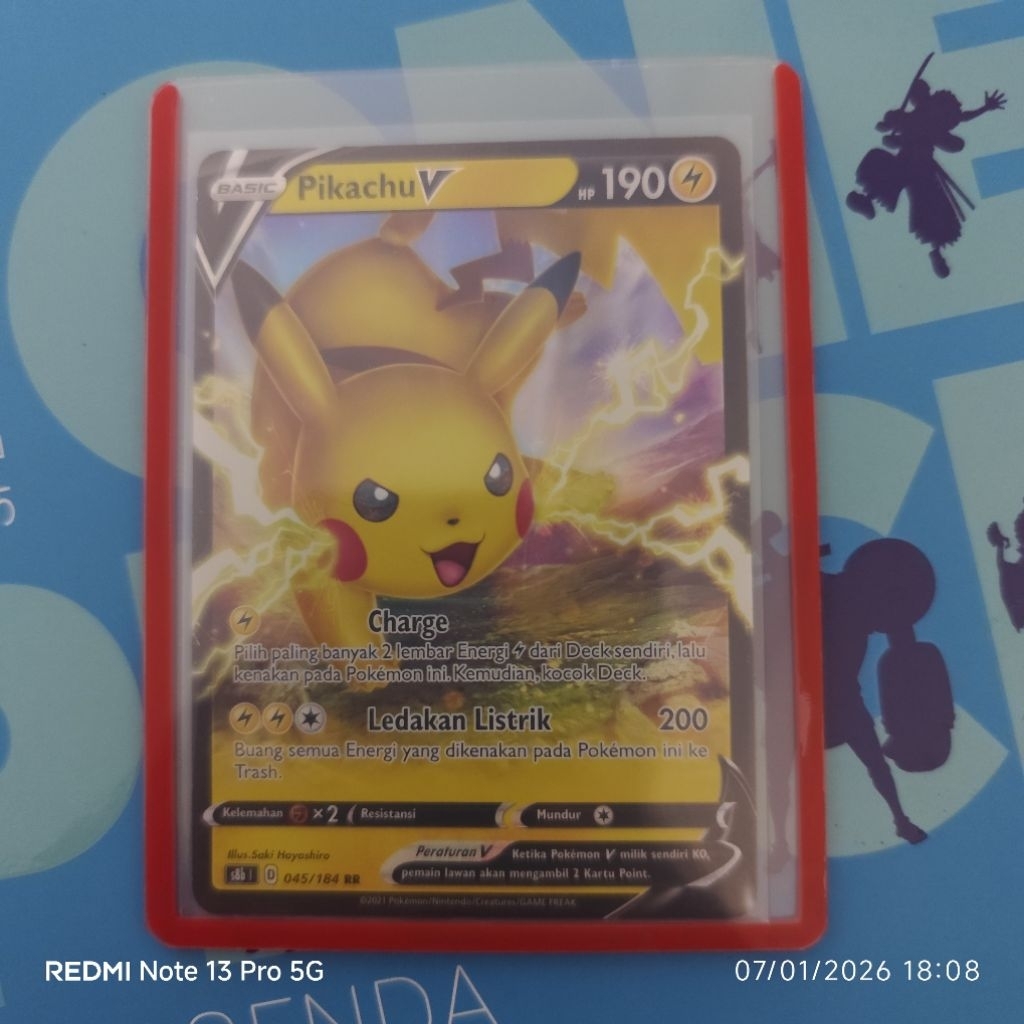 pokemon pikachu v tcg original