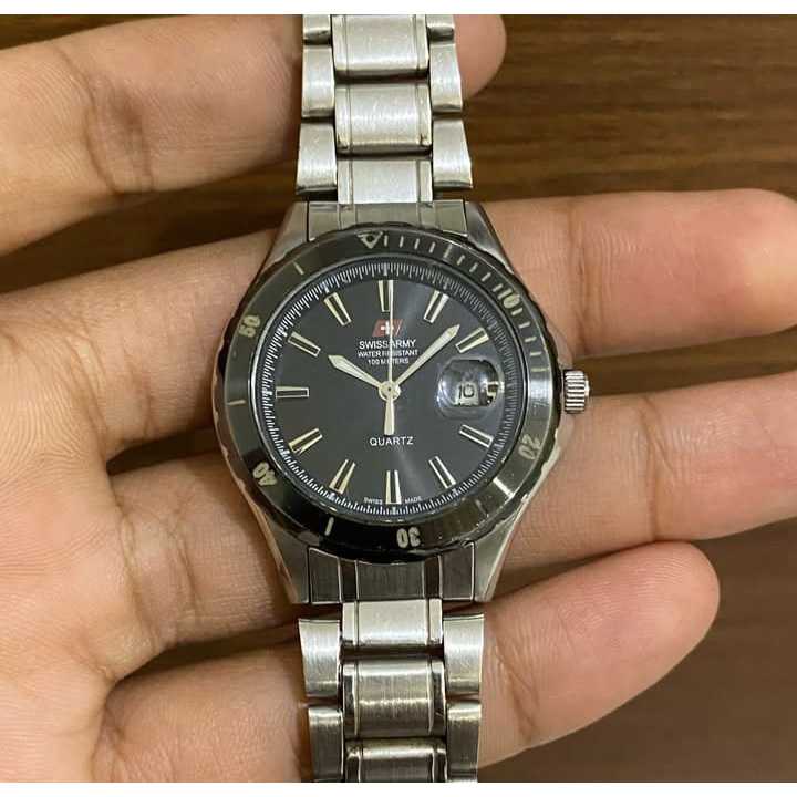 bisa COD jam tangan swiss army diver bekas