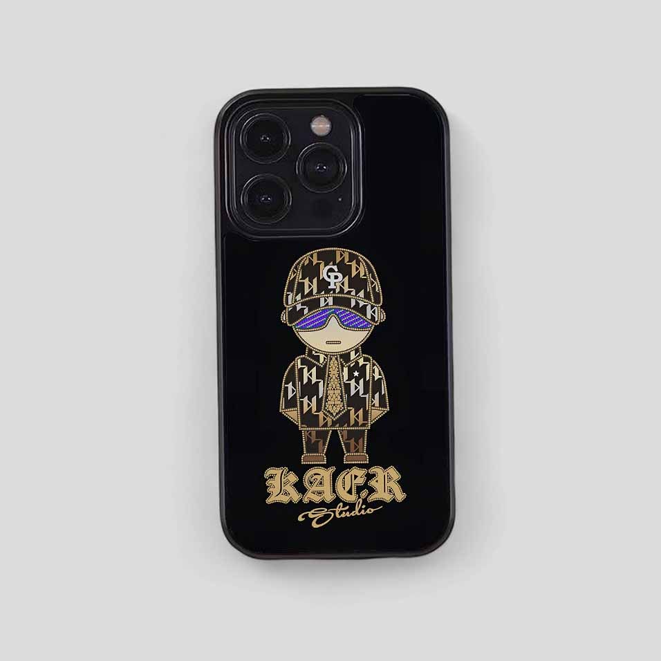 iPhone Case Karl Men Hybrid Rubber for 17 Pro Max 16 15 14 Plus 13 12 Mini 11 KL005