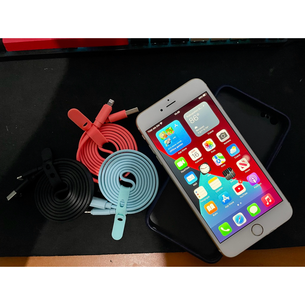 iphone 6S Plus 64GB Mulus Siap Pakai Sesuai Foto dan Deskripsi Bebas Reset Bukan Bypass