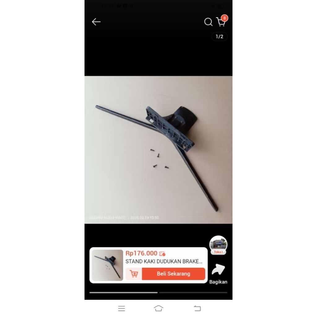 STAND KAKI DUDUKAN TV SAMSUNG UA40J5000 KAKI TV SAMSUNG UA40J5000AK UA40J5200 UA40J5250 UA43J5100