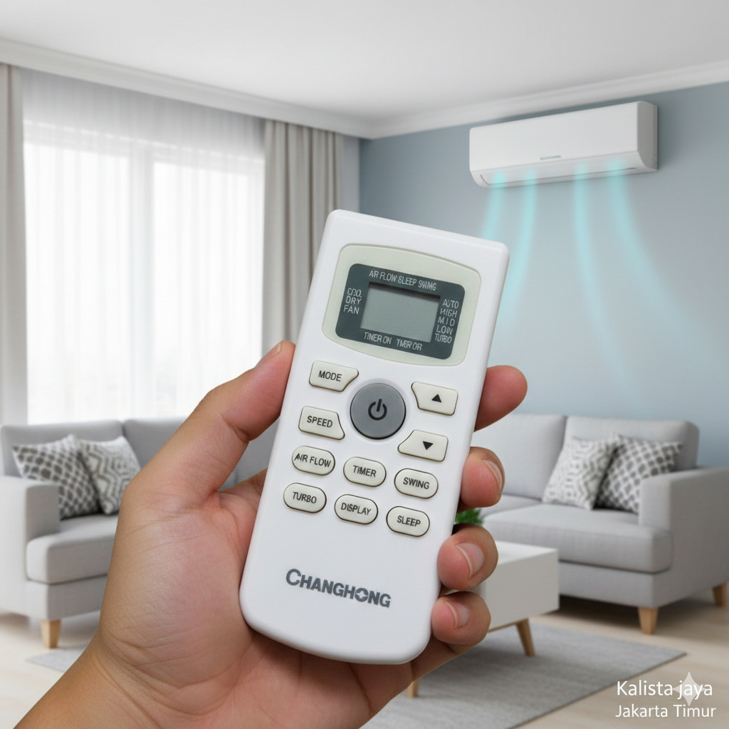 REMOTE AC CHANGHONG KKG20B-C1 ORIGINAL ASLI