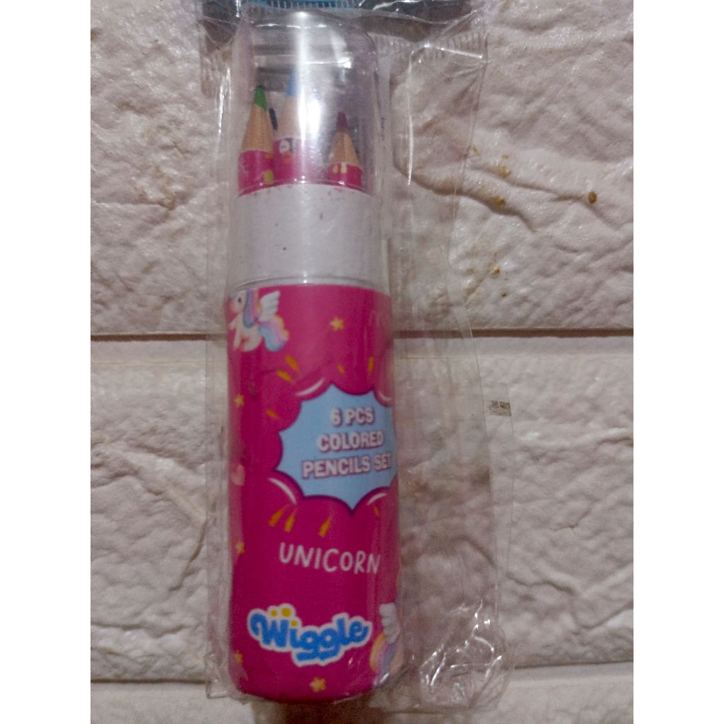 Wiggle 6 Colour Pensil Warna Unicorn
