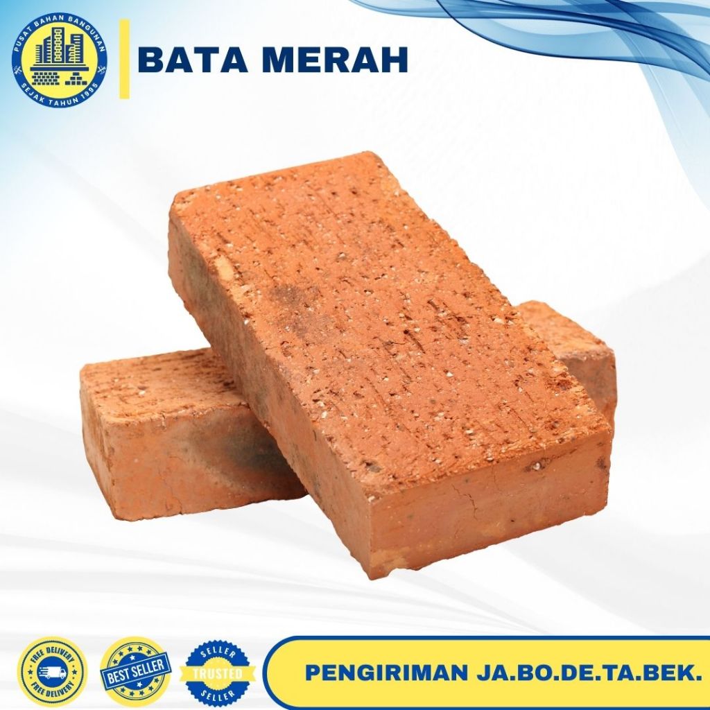 BATU BATA MERAH PRESS | PER PCS