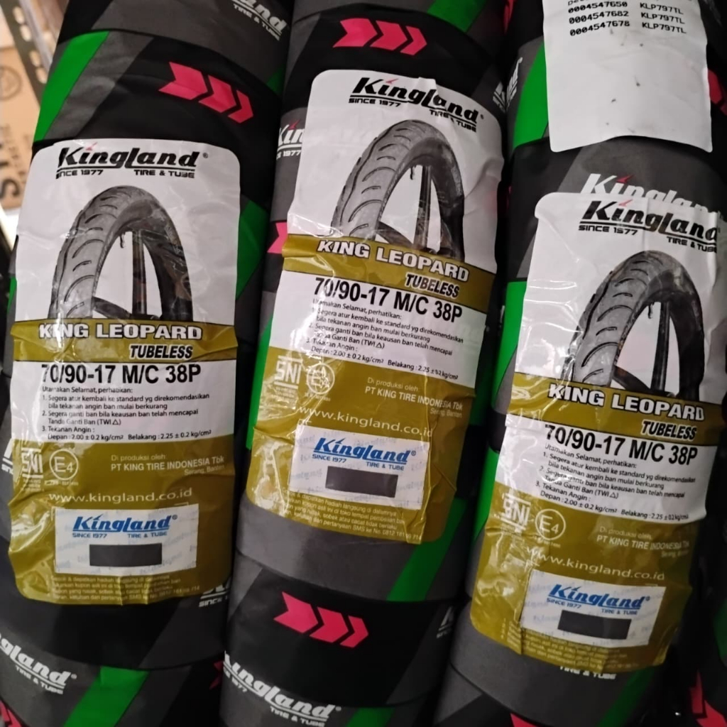 Ban Tubeless Kingland King Leopard 70/90-17 ban motor ring 17
