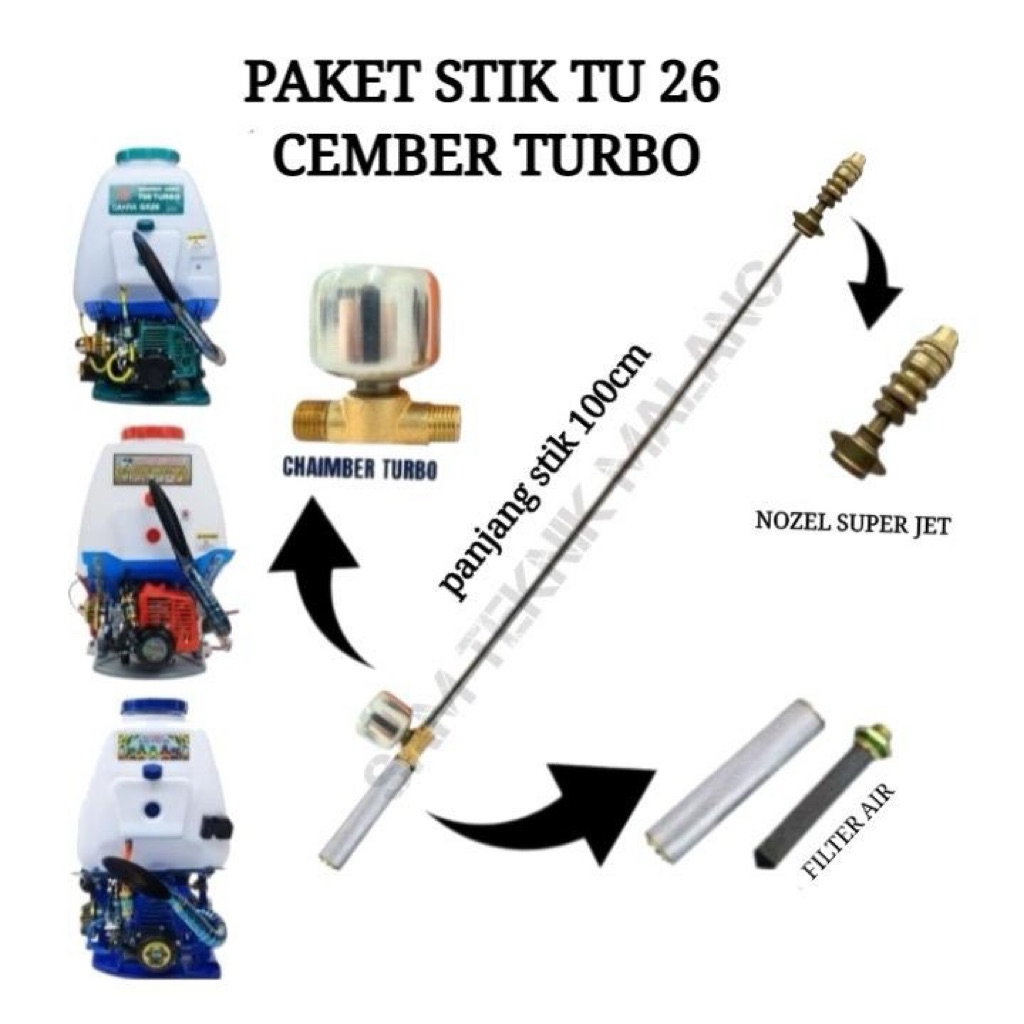 Stik Turbo Thailand / Stik Chember Thailand  / Stik Sprayer tu26 Dengan Chember Turbo