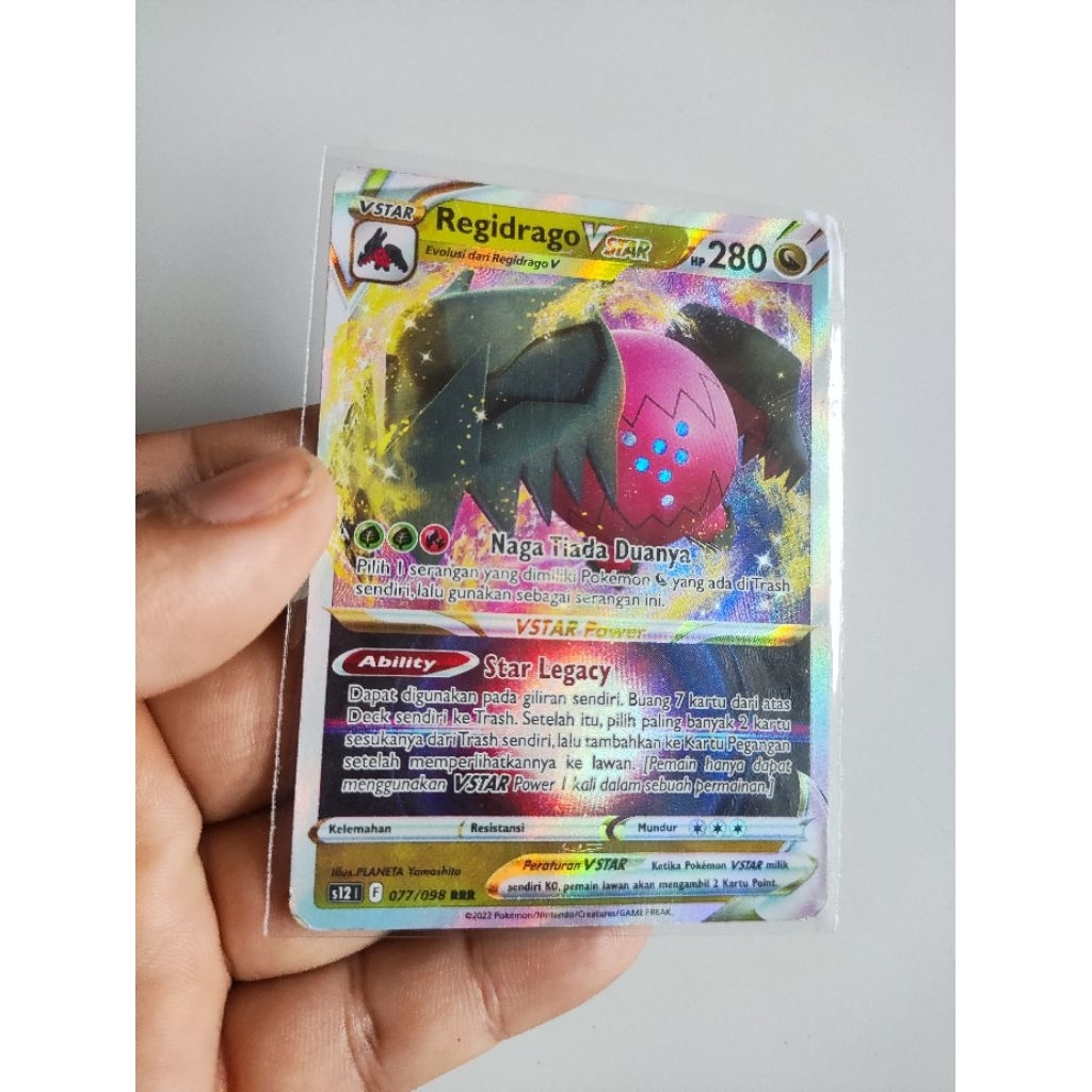 Kartu Pokemon Regidrago Vstar