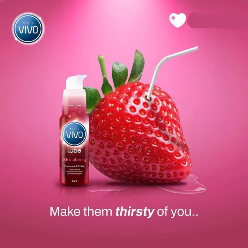 Bestbuy0404 Vivo Sensitif Lube 60Ml - Lubricant Vivo Pelumas Kondom Vivo Uranus Aroma Strawberry